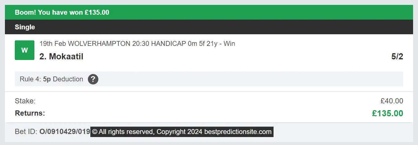 Best Prediction Site - Winner - 2024-02-19